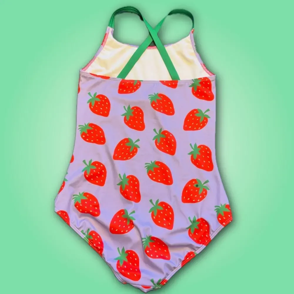 EUC Mini Boden strawberry 🍓one-piece 🍓